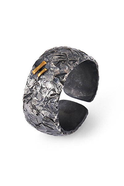 EFAYN.RO Inel unisex, model retro deosebit, tematica golden mountain, reglabi...