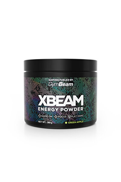 GymBeam Pudră energetică XBEAM, 360 g, măr verde
