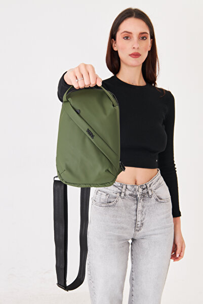 Superbag Su Geçirmez Deri Çapraz Askılı Bel ve Omuz Çantası Unisex Günlük Kul...