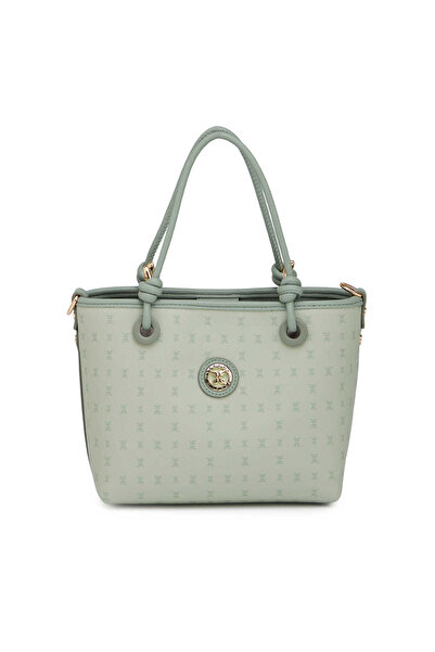 Tergan Yeşil Print Kadın Omuz Çantası - S26Y1PR09193-U2A