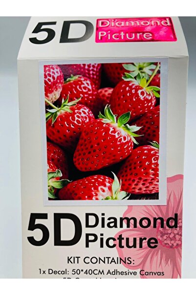 DUCK HOBY 50x40 Boncuklu Taş Mozaik Elmas Goblen Pano Tablo Resim Boncuk Puzz...