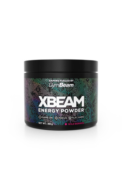 GymBeam Pudră energetică XBEAM, 360 g, fructe de pădure