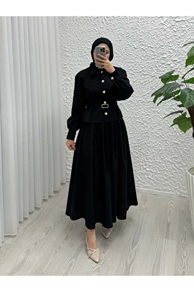 Queyla MİNNA KEMERLİ ETEKLİ TAKIM