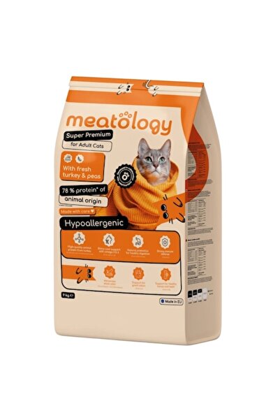 Meatology Hrană uscată pentru pisici adulte Super Premium antialergic cu curc...