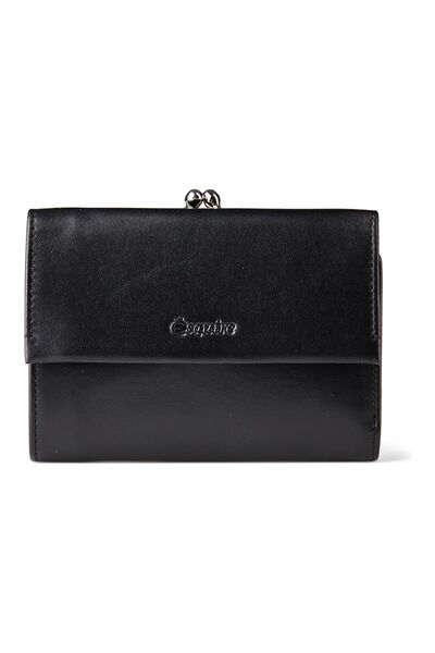 Esquire Seidengeldbörse RFID Schutz Leder 13 cm