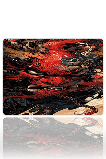 urzuva Raging Dragon Gaming Oyuncu XXL Mouse Pad Kaydırmaz Dikişli Mousepad 4...