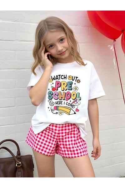 BENROMA Pre School Printed Unisex Children's T-Shirt 2Gh5