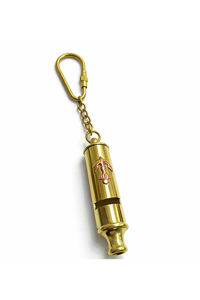 RiverWorld Μπρελόκ River World Whistle Model από ορείχαλκο