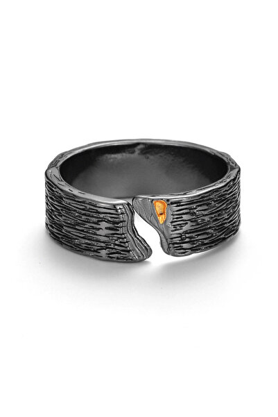 EFAYN.RO Inel unisex, model minimalist retro, tematica dark waves, reglabil, ...