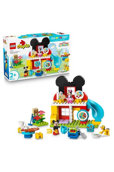 DUPLO Disney Minnie ve Pluto ile Mickey’nin Kulüp Evi 10465 - 2 Yaş ve Üzeri Çocuklar için Yara