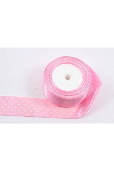 OEM Panglica Satin Cu 6 Buline 4 Cm/22m Roz