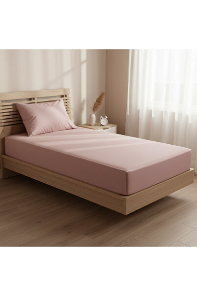 YAZICI 100X200 Fitted Sheet Set 1 Piece with Pillow Cases 80% Cotton% 20% Pol...