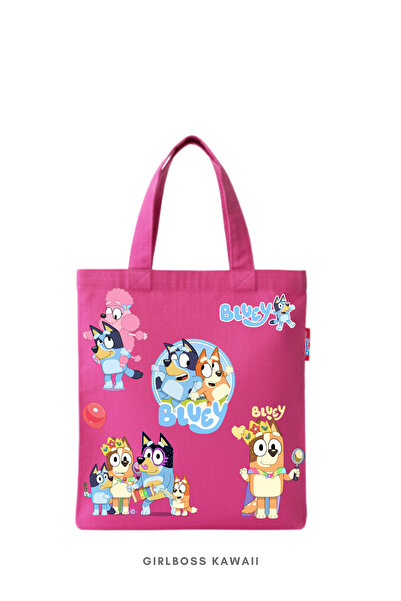 Girlboss Kawaii حقيبة بلوي الصغيرة / حقيبة تابلت / حقيبة كتب / حقيبة تسوق صغي...