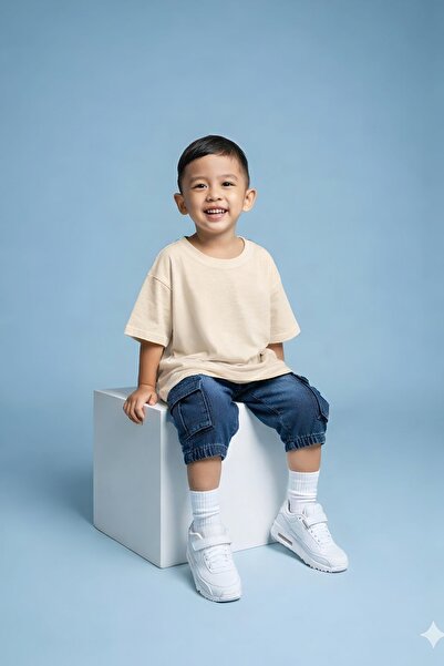 E-ROMA Printless Unisex Children's T-Shirt 2Gh2