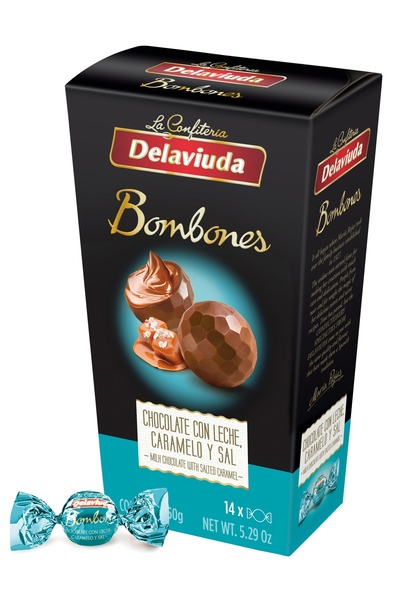 Delaviuda - Milk Chocolate Pralines with Salted Caramel