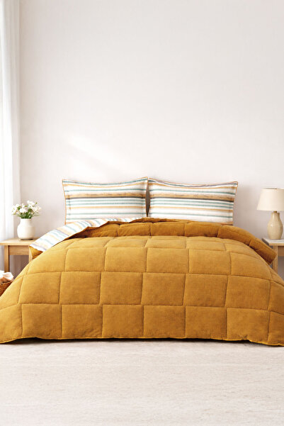 Elart West Comfort Uyku Seti Çift Kişilik (195x215 cm) Tarçın