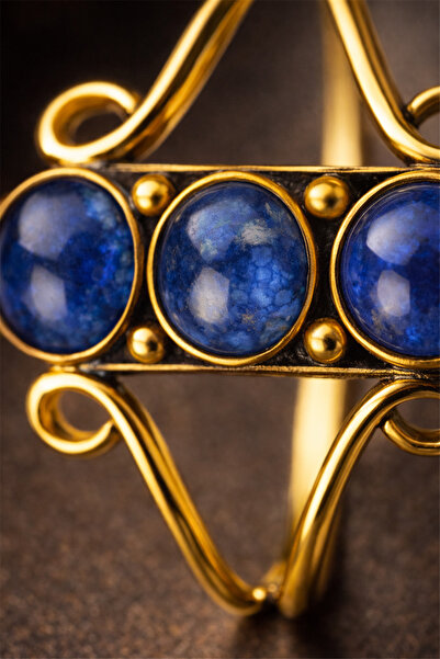 Brandsmiths خاتم من الحجر الطبيعي والنحاس