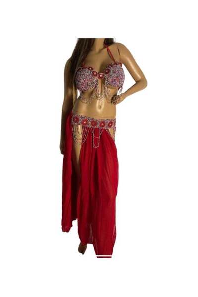 Generic Women’s Dance Costume with Coin Belt