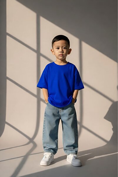 E-ROMA Plain Unisex Children's T-Shirt 2Gh1