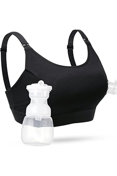 Momcozy ORIGINALUL – Sutien 2 în 1 pentru alăptare și pompare, hands-free, ul...