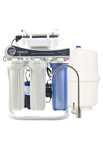 Aquaroo Reverse osmosis water filter with pump – 7 levels, pH+ alkalization a...