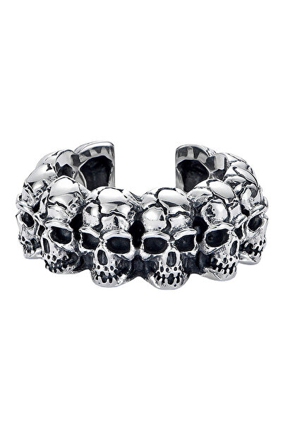 EFAYN.RO Unisex ring, skeleton heads, +10 stat undead mana, necromancer arise...