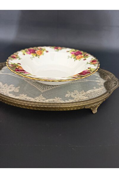 Royal Albert old contry roses çukur yemek tabağı