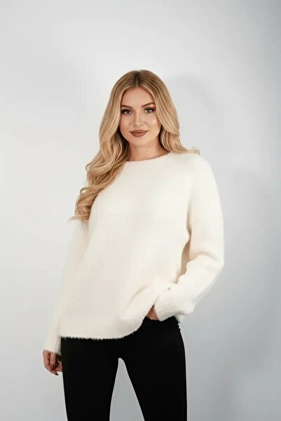Hersley New Season Women's Plush Textured Knitwear