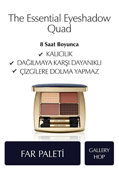 Estee Lauder The Essential Eyeshadow Quad Far Paleti - Renk: Gallery Hop