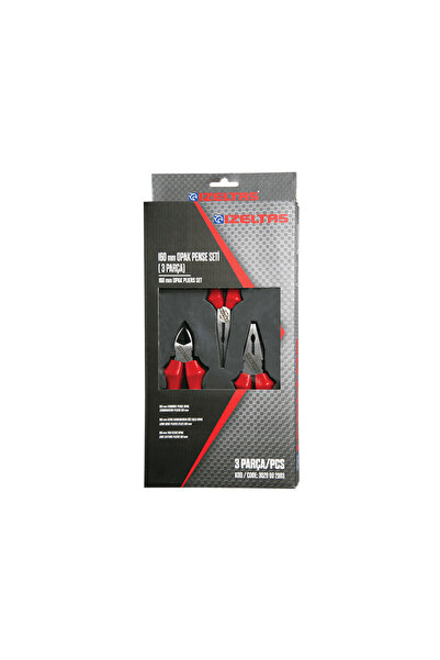 İzeltaş PENSE YANKESKİ KARGA BURUN 160 MM 3 PARÇA SET