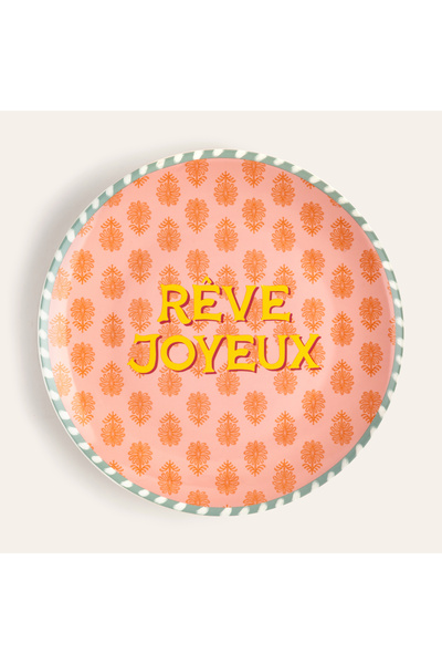 Zsa Zsa Zsu Luohu Porselen Yemek Tabağı 27 Cm Renkli