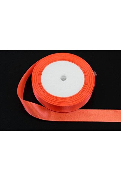 OEM Set of 3 rolls of Satin Ribbon 2cm/22m Neon Coral