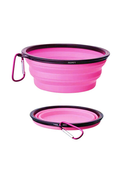Ropet Collapsible silicone bowl for dog/cat used for water/food, 0.45L, Light...