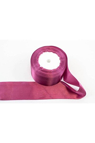 OEM Set of 3 rolls Satin Ribbon 5cm/22m Dark Dusty Purple