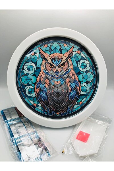 DUCK HOBY 20X20 Round Framed for Children B Beaded Stone Mosaic Diamond Paint...