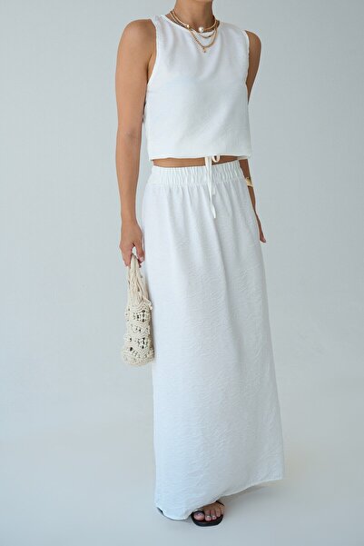 TAŞDELEN AVM Ecru Kraş Suit