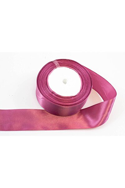 OEM Set of 3 rolls Satin Ribbon 4cm/22m Dark Dusty Purple 118