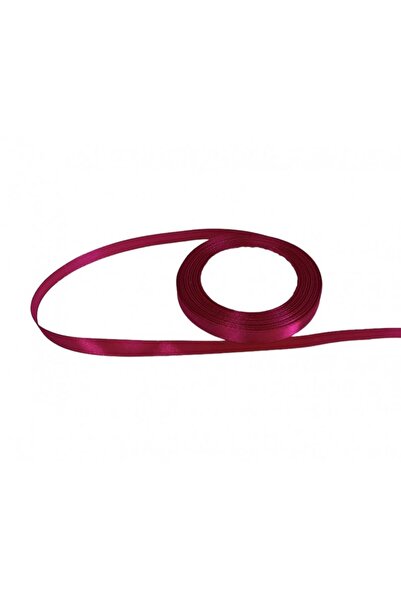 OEM Set of 3 rolls Satin Ribbon 1cm/22m Dark Cyclamen 028