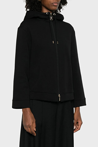 Emporio Armani Cotton Lu Relaxed Fit Hooded Zipper Sweat Sweat Ew004213 Af100...