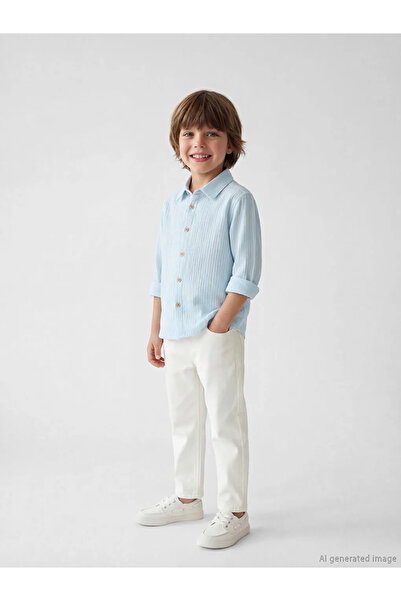 LC Waikiki Lcw Kids Beige Baggy Fit Boys' Trousers