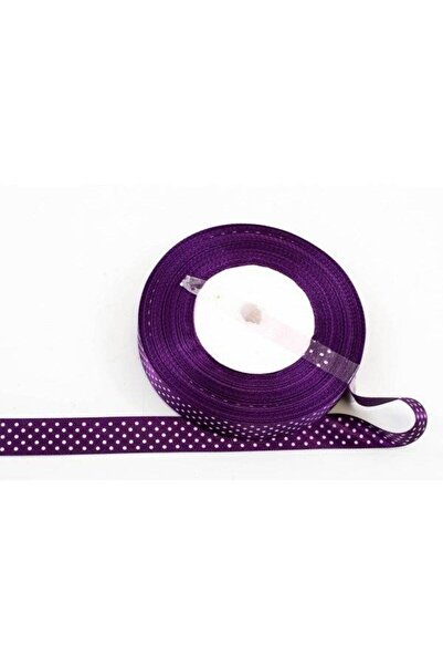 OEM Satin Ribbon With Polka Dots 2cm/45m Purple