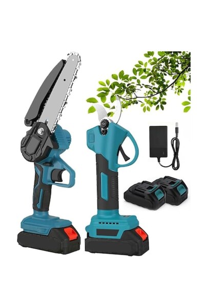 HAPPY JOKER Professional Electric Pruner Set + Mini Chainsaw