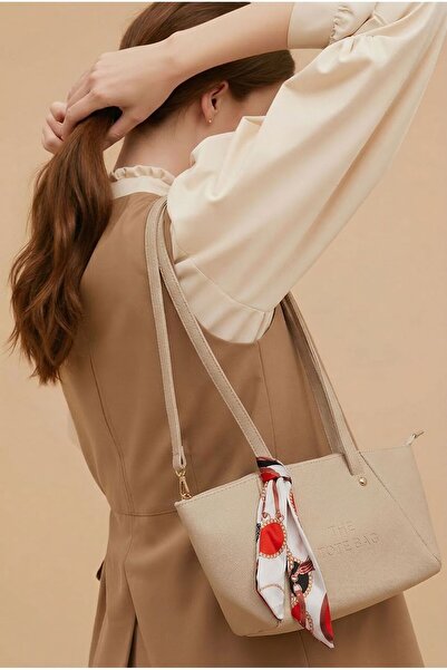 B&T Bujiteri The Tote Bag with Scarf Shoulder Bag