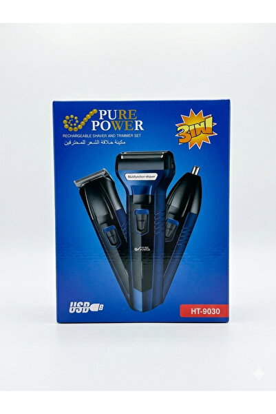 PURE POWER Rechargeable Shaver and Trimmer set