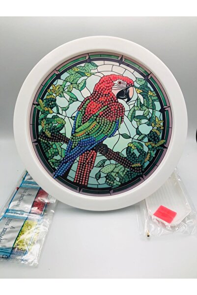 DUCK HOBY 20X20 Round Framed for Children B Beaded Stone Mosaic Diamond Paint...