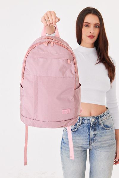 Superbag 5 Bölmeli Su İtici Kumaş Spor Sırt Çantası Siyah Günlük Okul ve Seya...