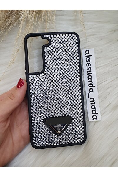 ZB Aksesuarda Moda Samsung Galaxy S22 Compatible Luxury Full Stone Branded Case