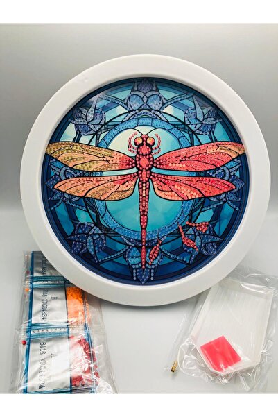 DUCK HOBY 20X20 Round Framed for Children B Beaded Stone Mosaic Diamond Paint...