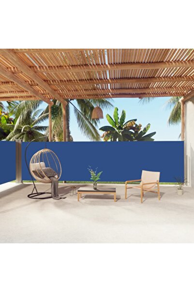 Concept Αναδιπλούμενη πλαϊνή τέντα, μπλε, 160x1000 εκ.