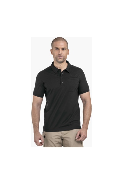 SCHOFFEL ΑΝΔΡΙΚΟ Μπλούζα πόλο RAMSECK ΜΑΥΡΟ 52